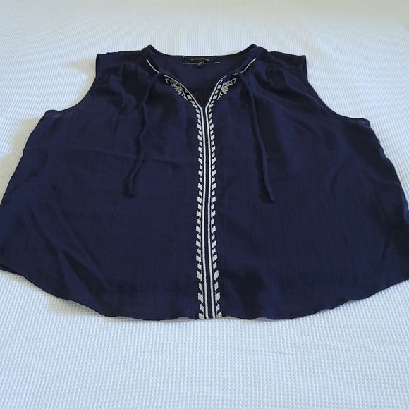 Banana🍌Republic Navy🇺🇲 Blue💙 Sleeveless Top - NWT - Picture 8 of 9